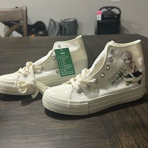 White hunter x hunter converse
